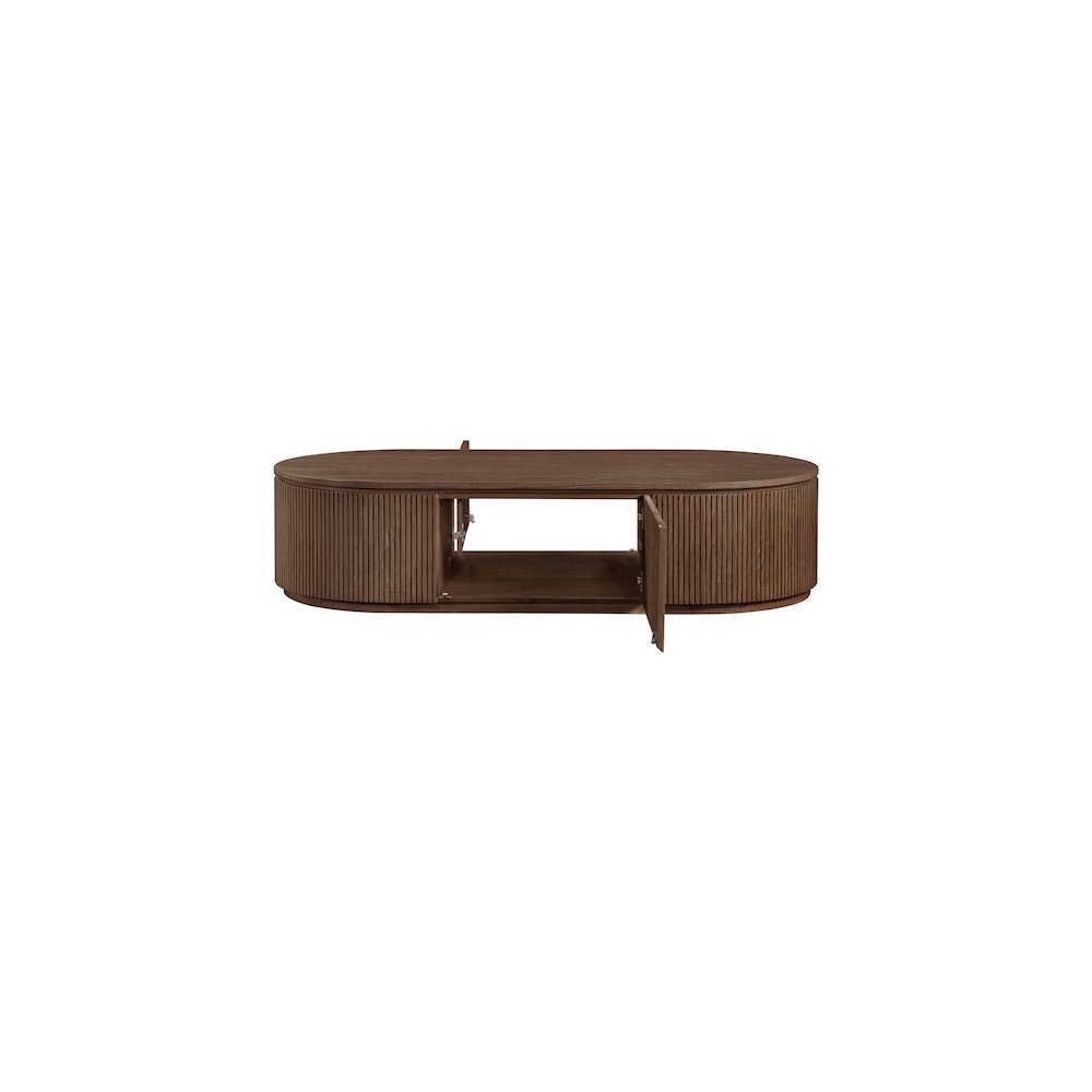 Moana Brown Rubberwood Coffee Table. Picture 4