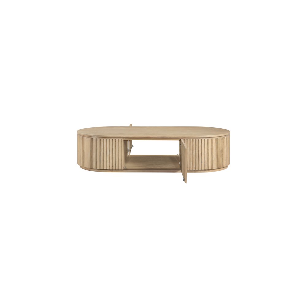 Moana Natural Rubberwood Coffee Table. Picture 4