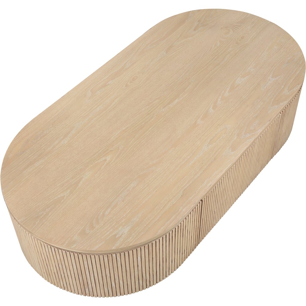 Moana Natural Rubberwood Coffee Table. Picture 5