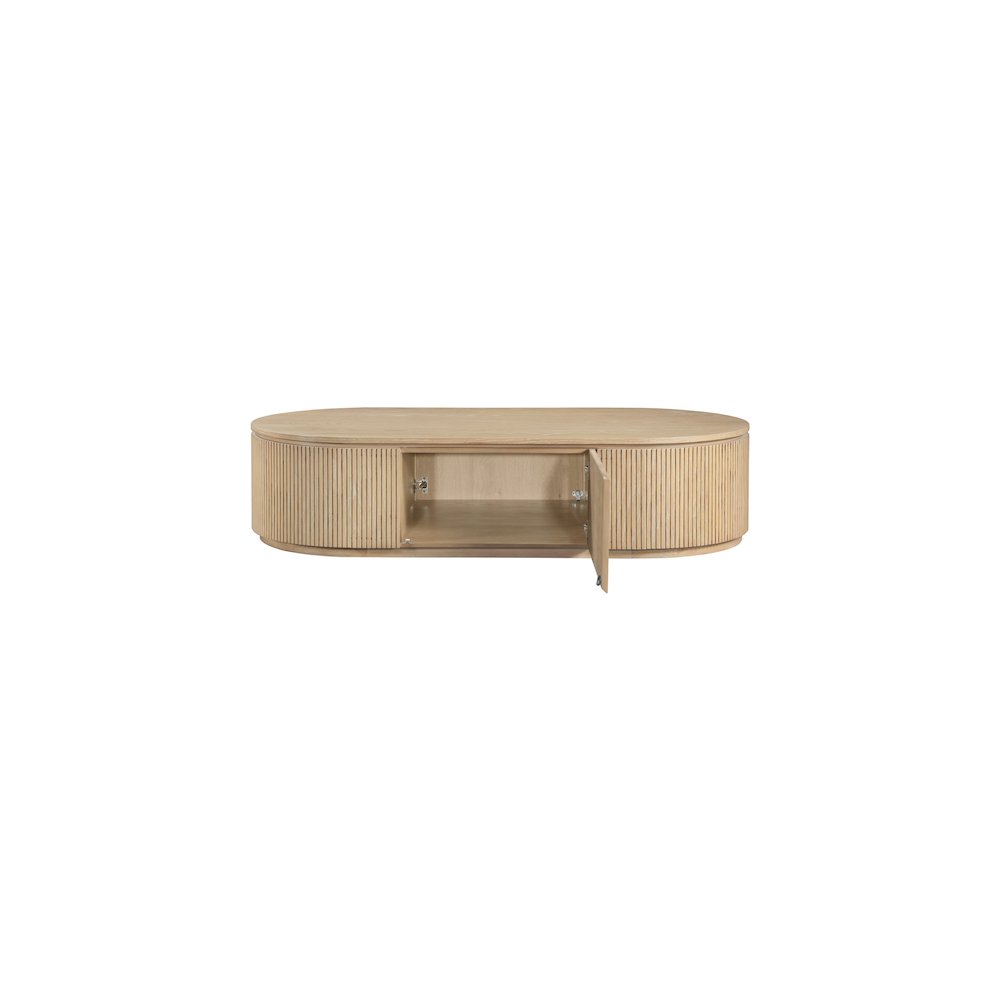 Moana Natural Rubberwood Coffee Table. Picture 6