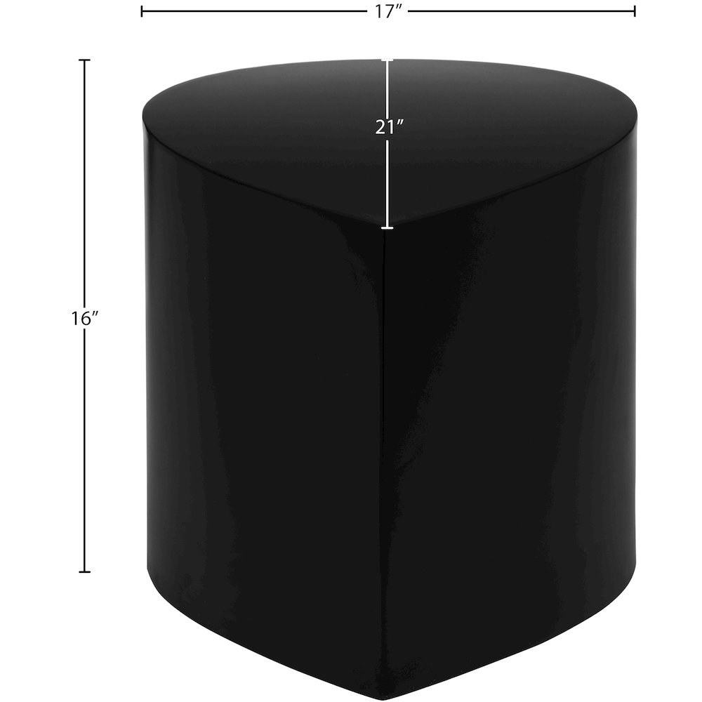 Petal Black Coffee Table. Picture 5