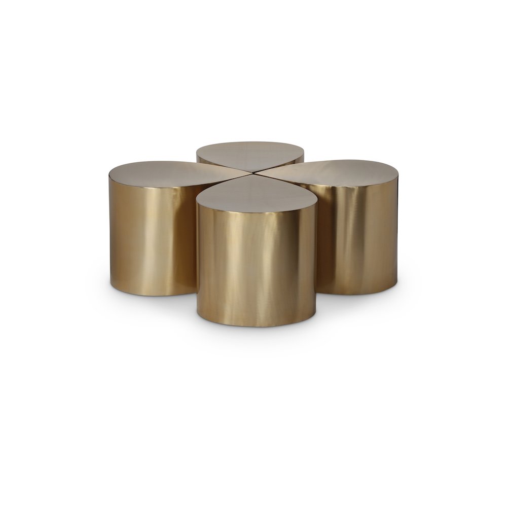 Petal Gold Coffee Table. Picture 1