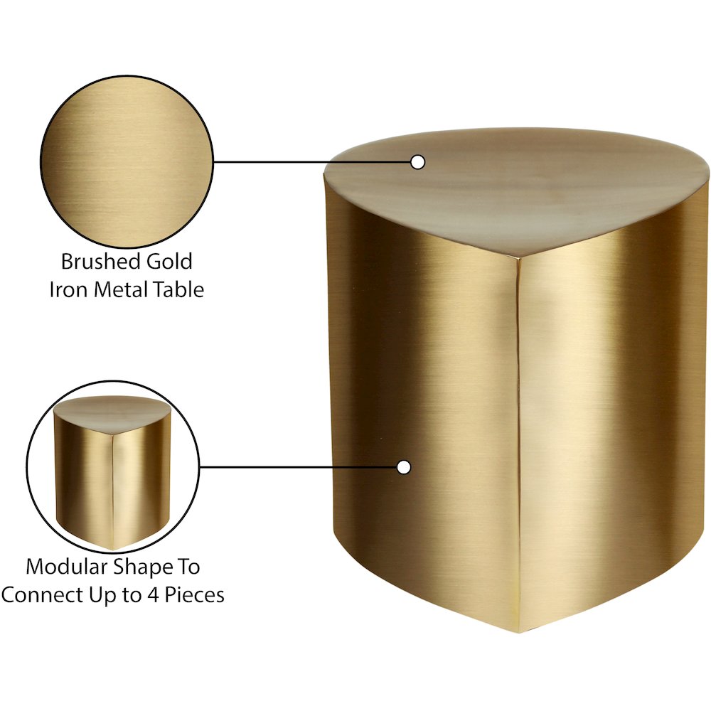 Petal Gold Coffee Table. Picture 6