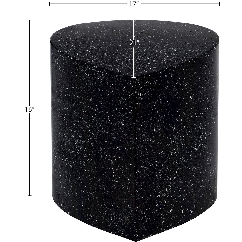 Petal Black Coffee Table. Picture 5