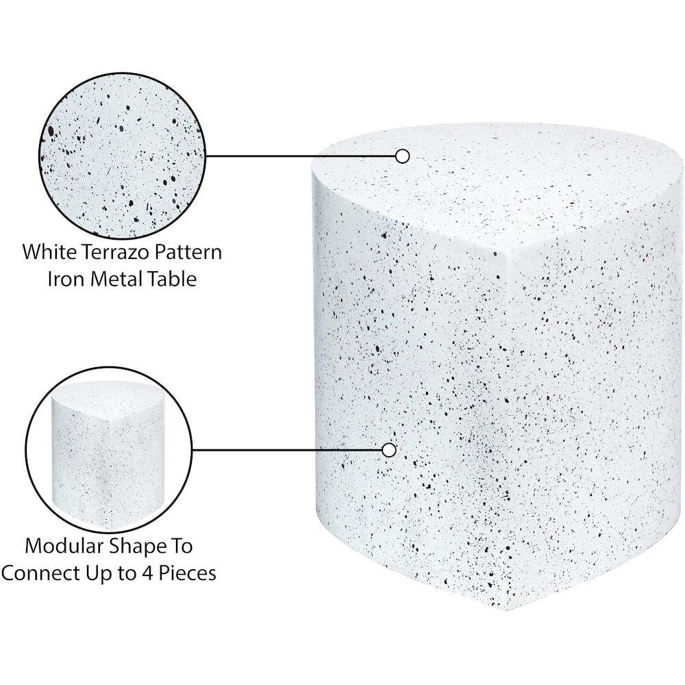 Petal White Coffee Table. Picture 6