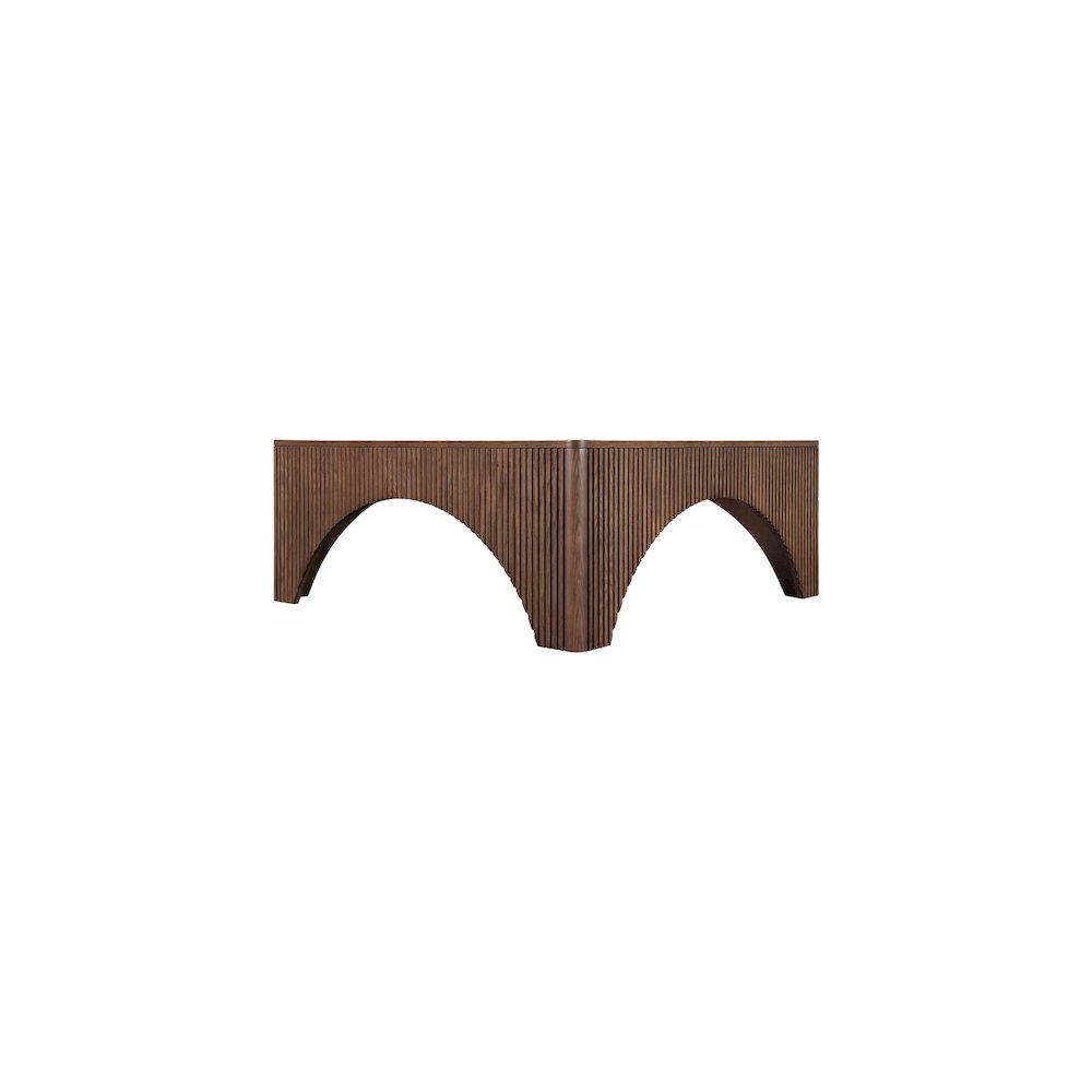 Eloise Brown Oak Veneer Coffee Table. Picture 3