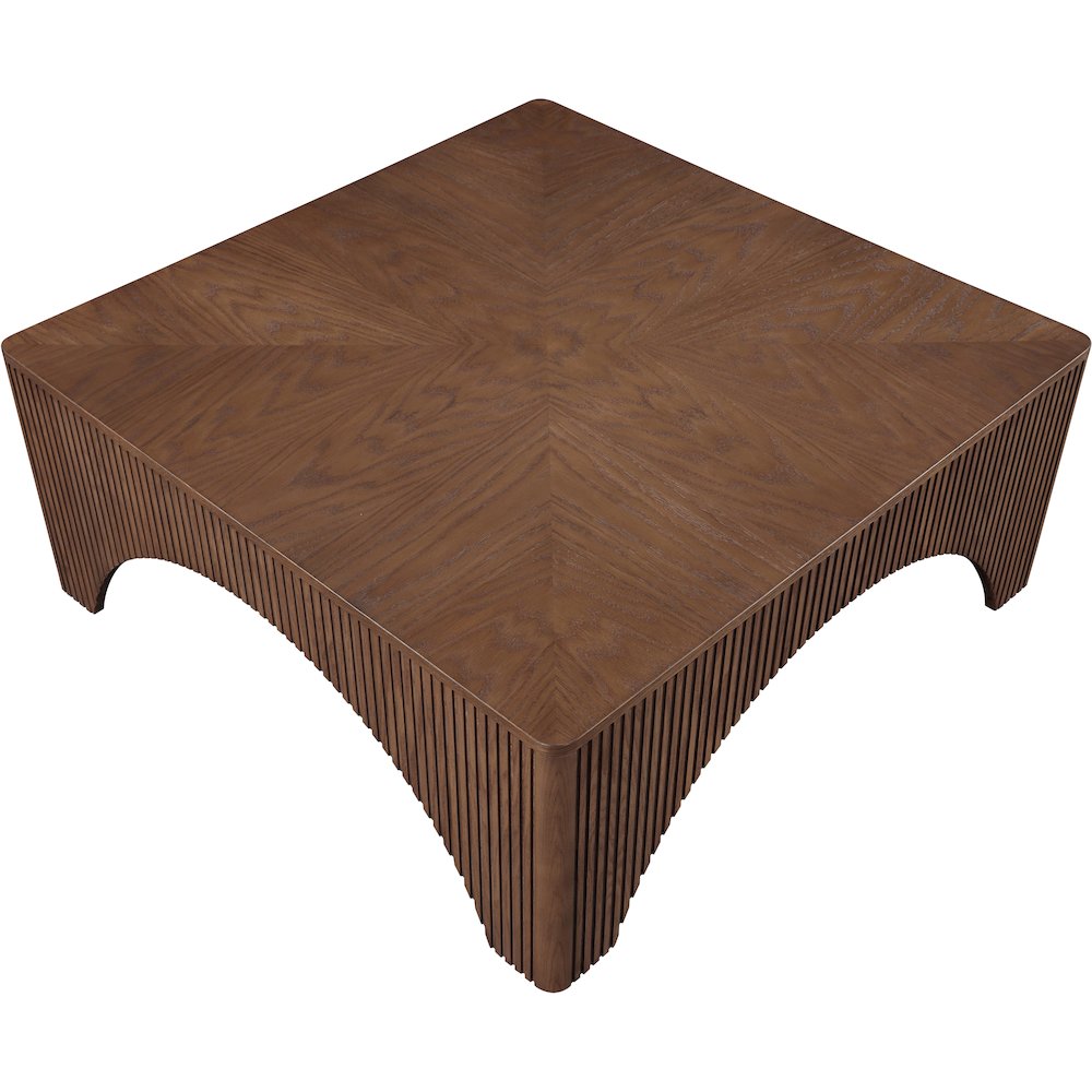 Eloise Brown Oak Veneer Coffee Table. Picture 4