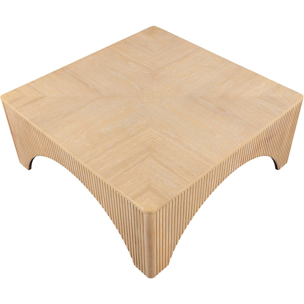 Eloise Natural Oak Veneer Coffee Table. Picture 4