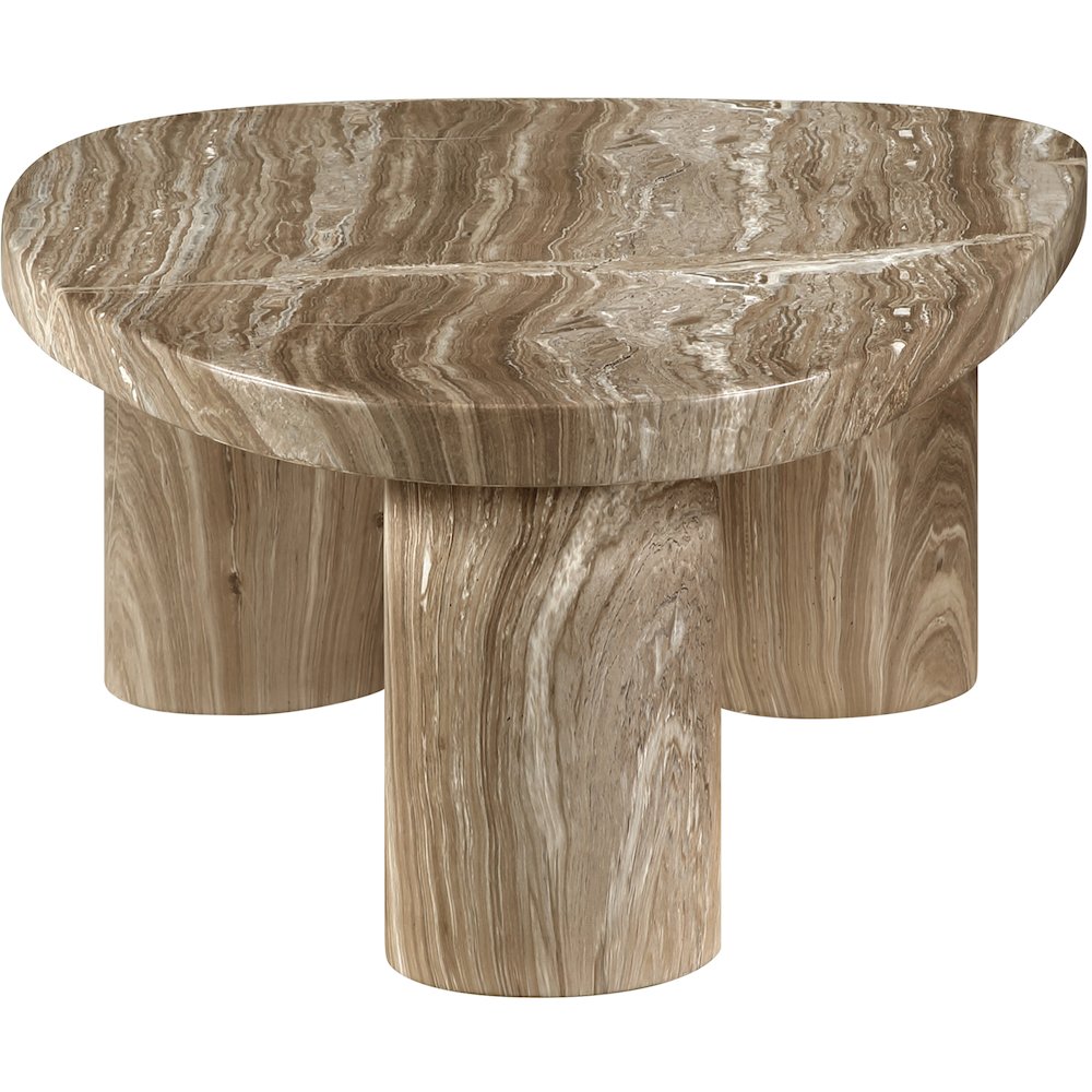 Teramo Beige Concrete Indoor/Outdoor Coffee Table. Picture 3