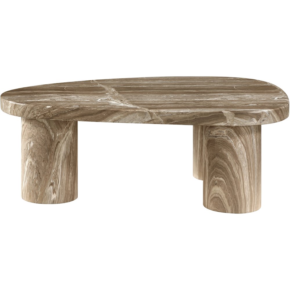 Teramo Beige Concrete Indoor/Outdoor Coffee Table. Picture 4
