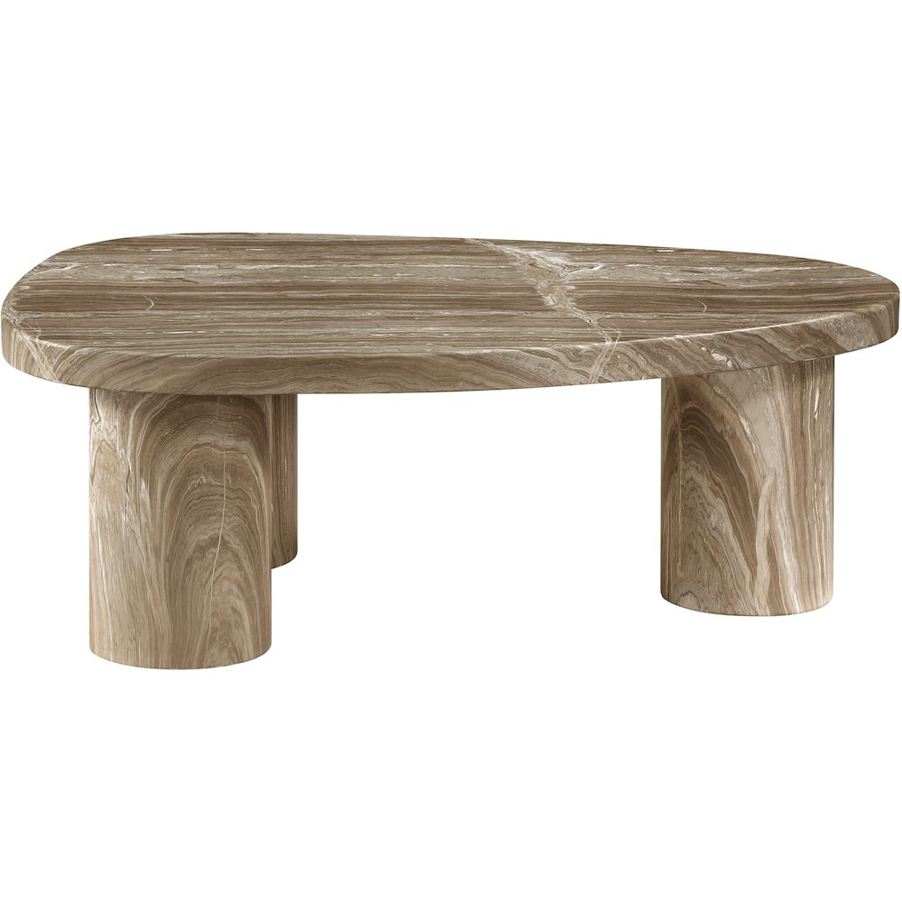 Teramo Beige Concrete Indoor/Outdoor Coffee Table. Picture 5
