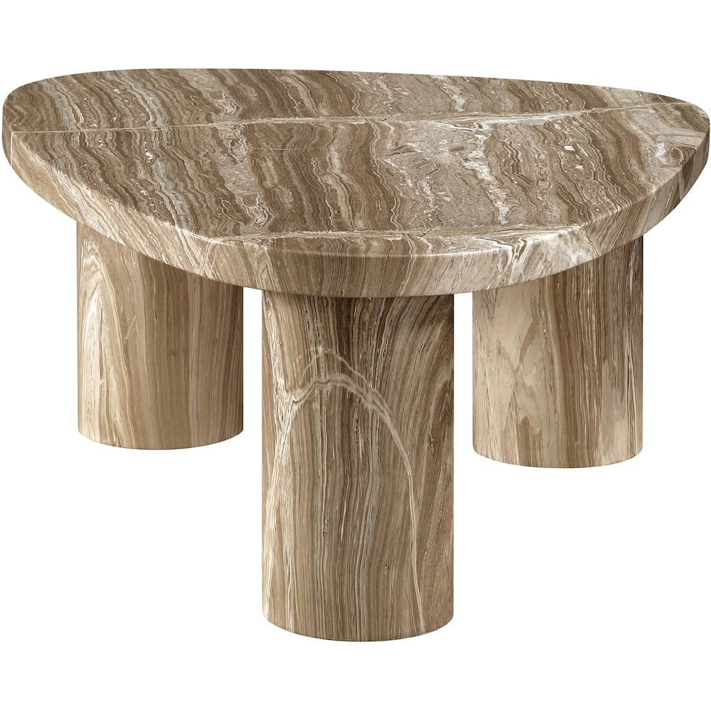 Teramo Beige Concrete Indoor/Outdoor Coffee Table. Picture 3
