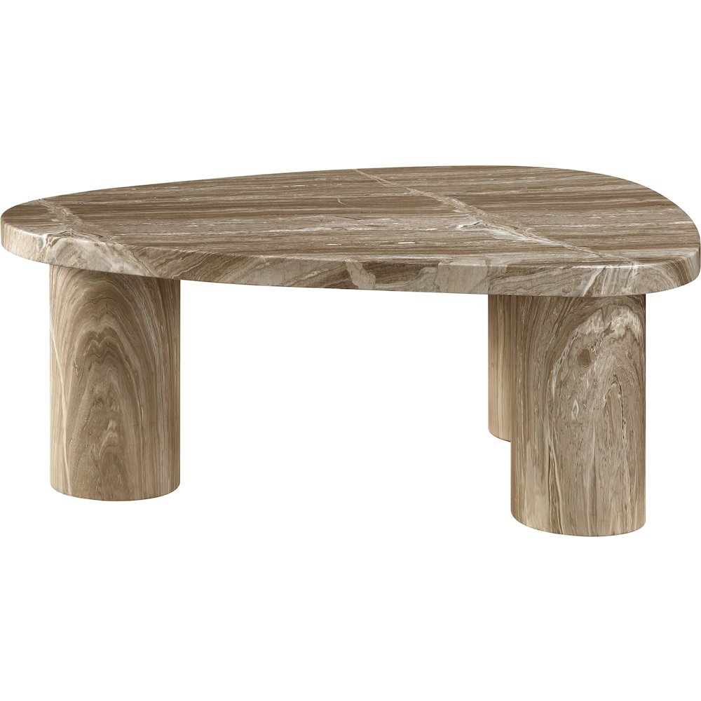 Teramo Beige Concrete Indoor/Outdoor Coffee Table. Picture 4
