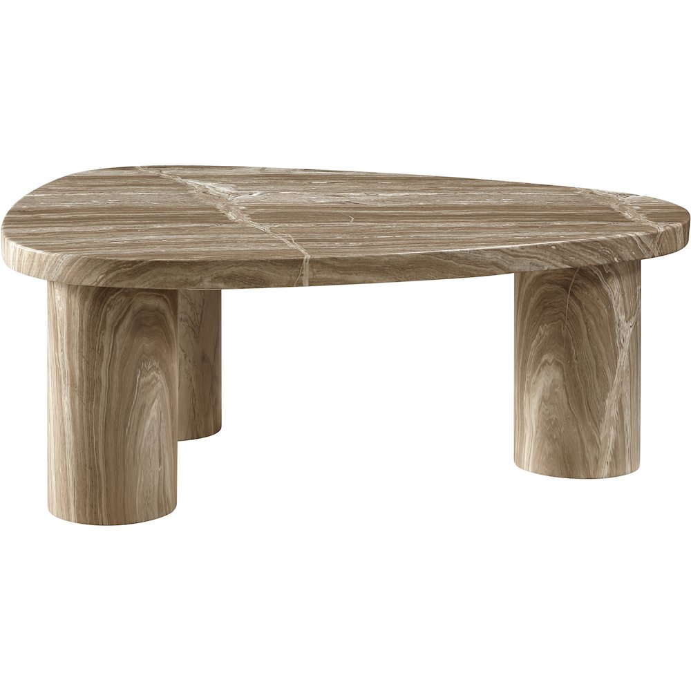Teramo Beige Concrete Indoor/Outdoor Coffee Table. Picture 5