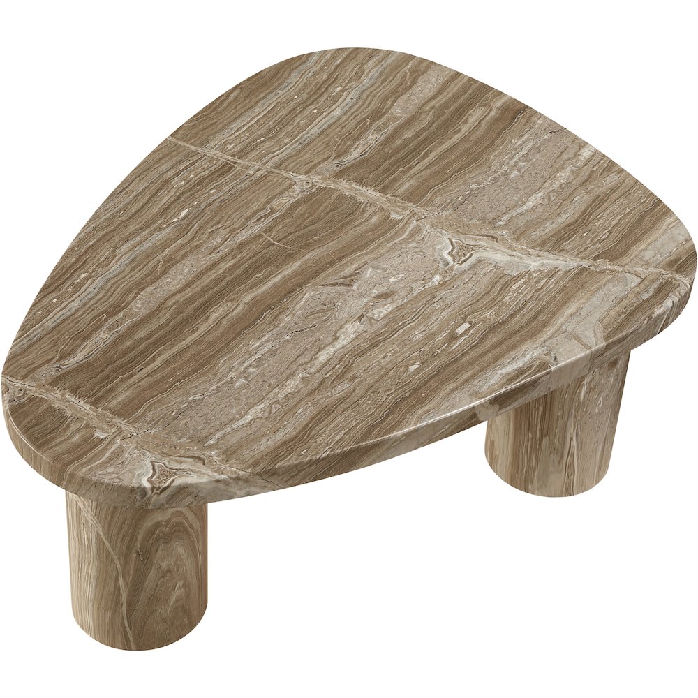 Teramo Beige Concrete Indoor/Outdoor Coffee Table. Picture 7