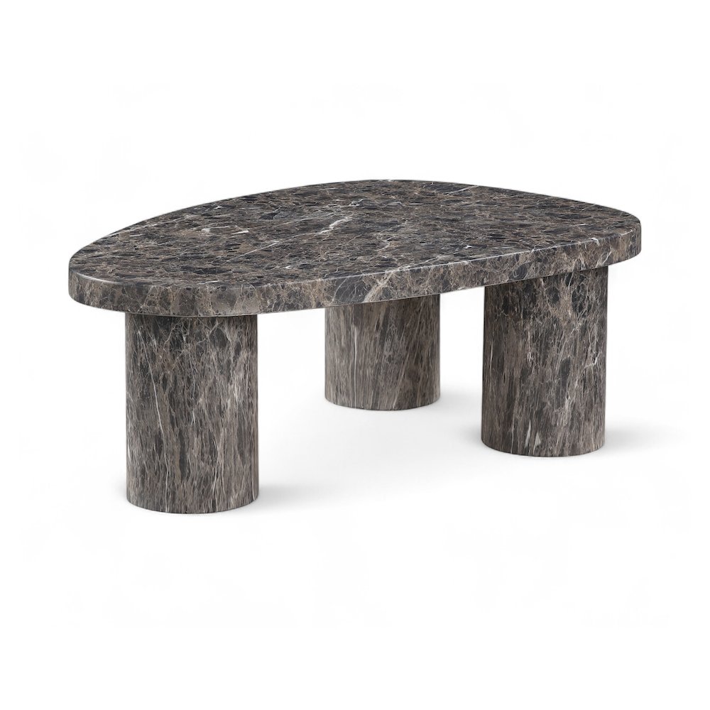 Teramo Brown Concrete Indoor/Outdoor Coffee Table. Picture 1