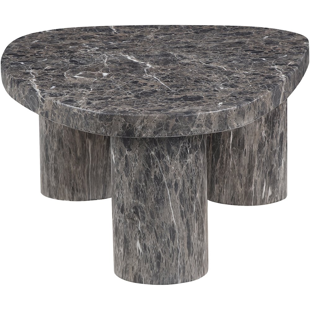 Teramo Brown Concrete Indoor/Outdoor Coffee Table. Picture 3
