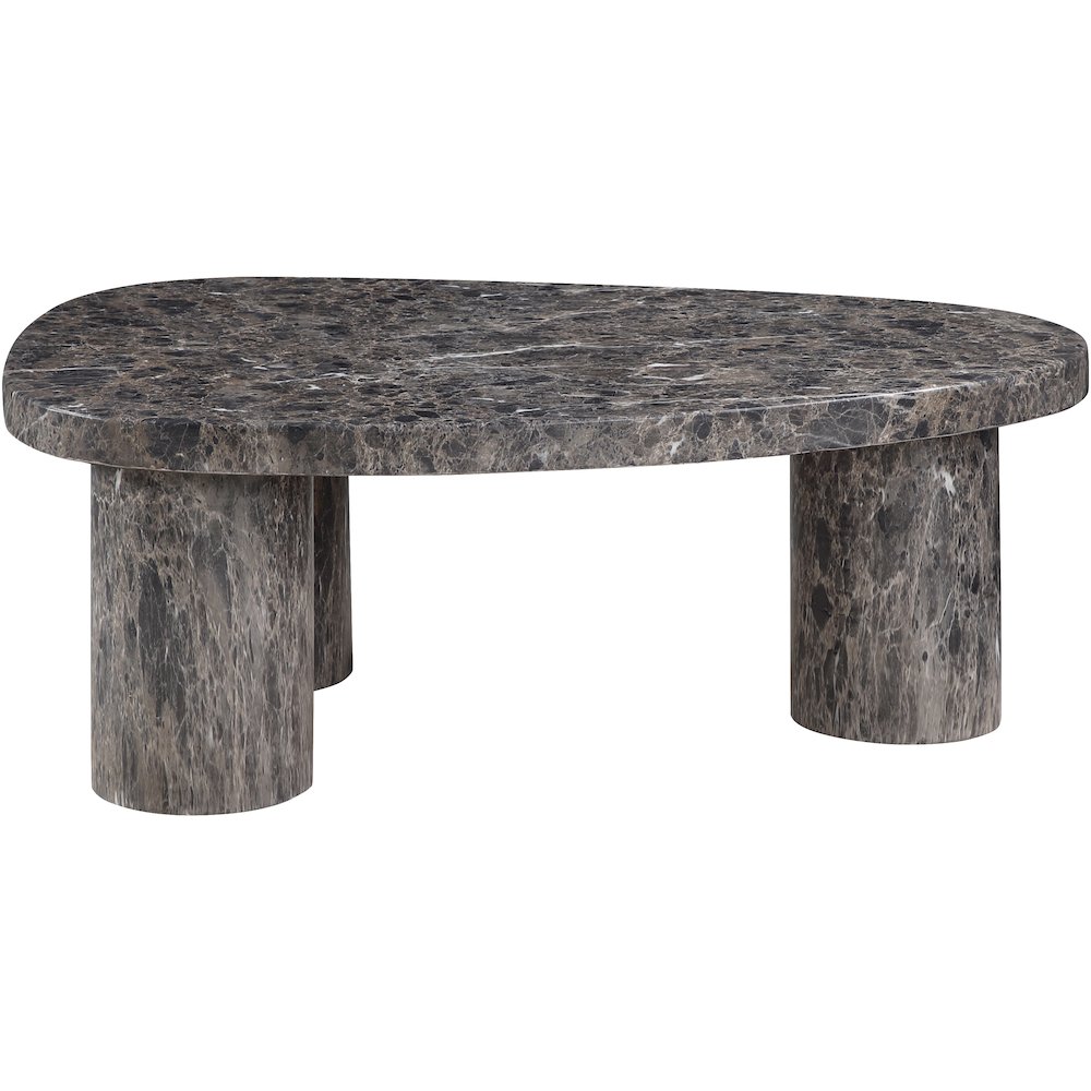 Teramo Brown Concrete Indoor/Outdoor Coffee Table. Picture 5