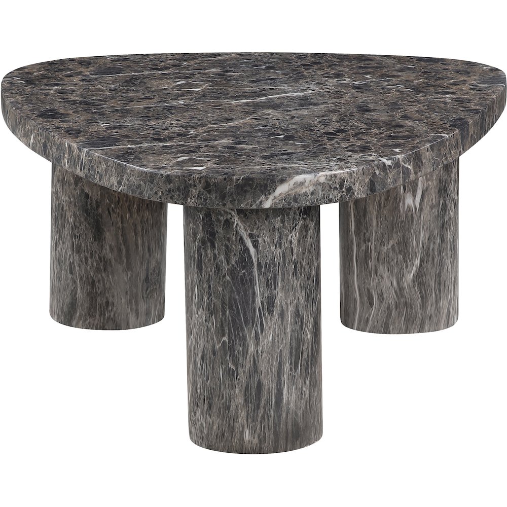 Teramo Brown Concrete Indoor/Outdoor Coffee Table. Picture 3