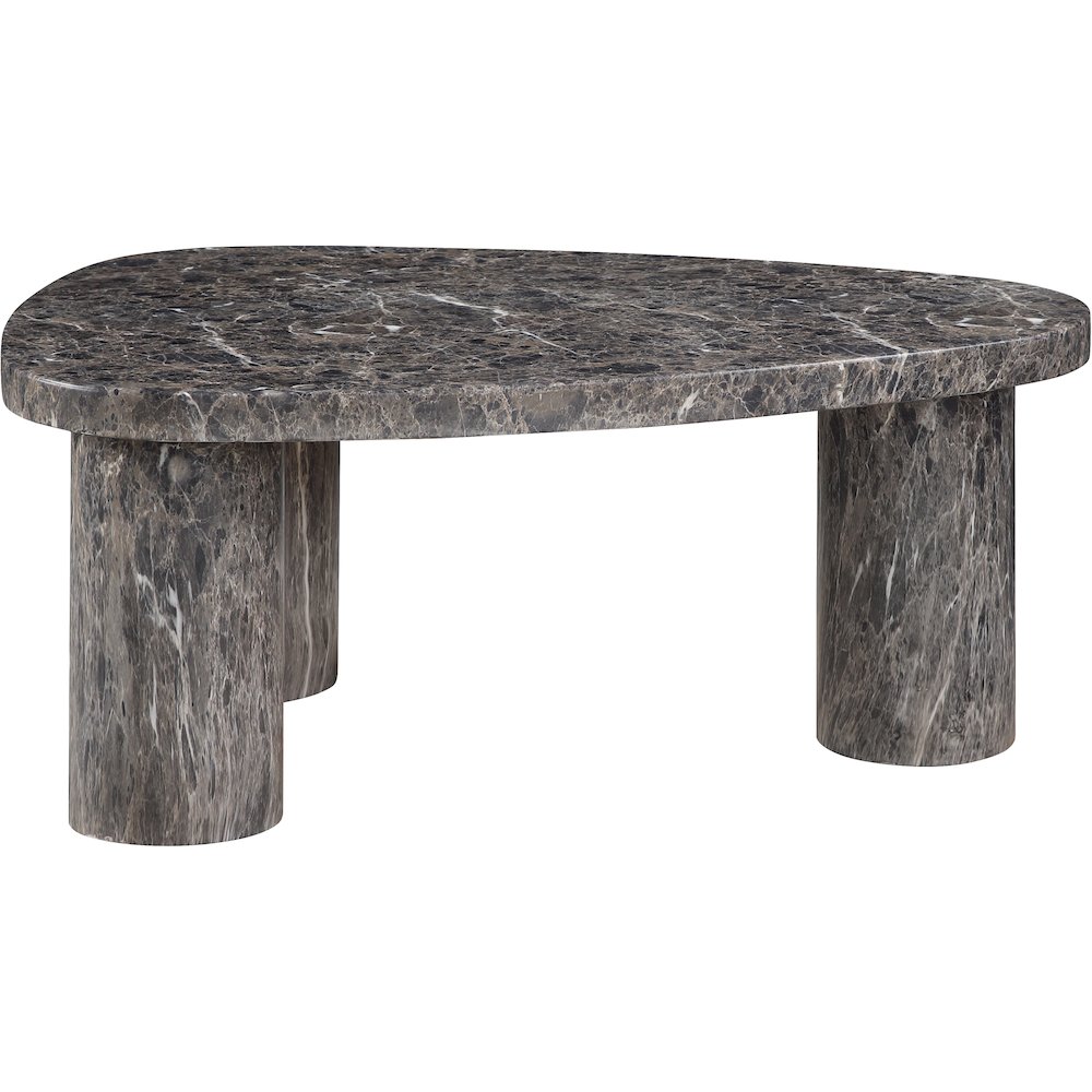 Teramo Brown Concrete Indoor/Outdoor Coffee Table. Picture 5