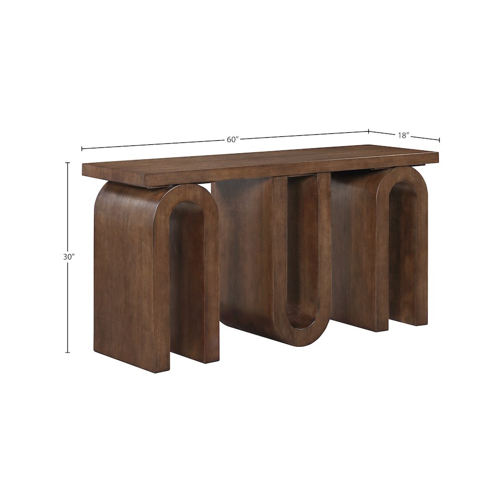 Westbourne Brown Console Table. Picture 6