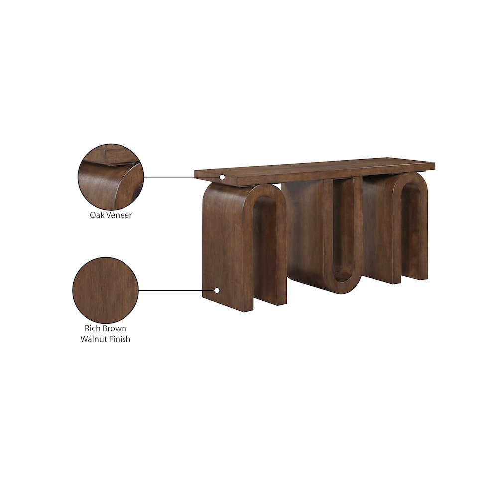 Westbourne Brown Console Table. Picture 7