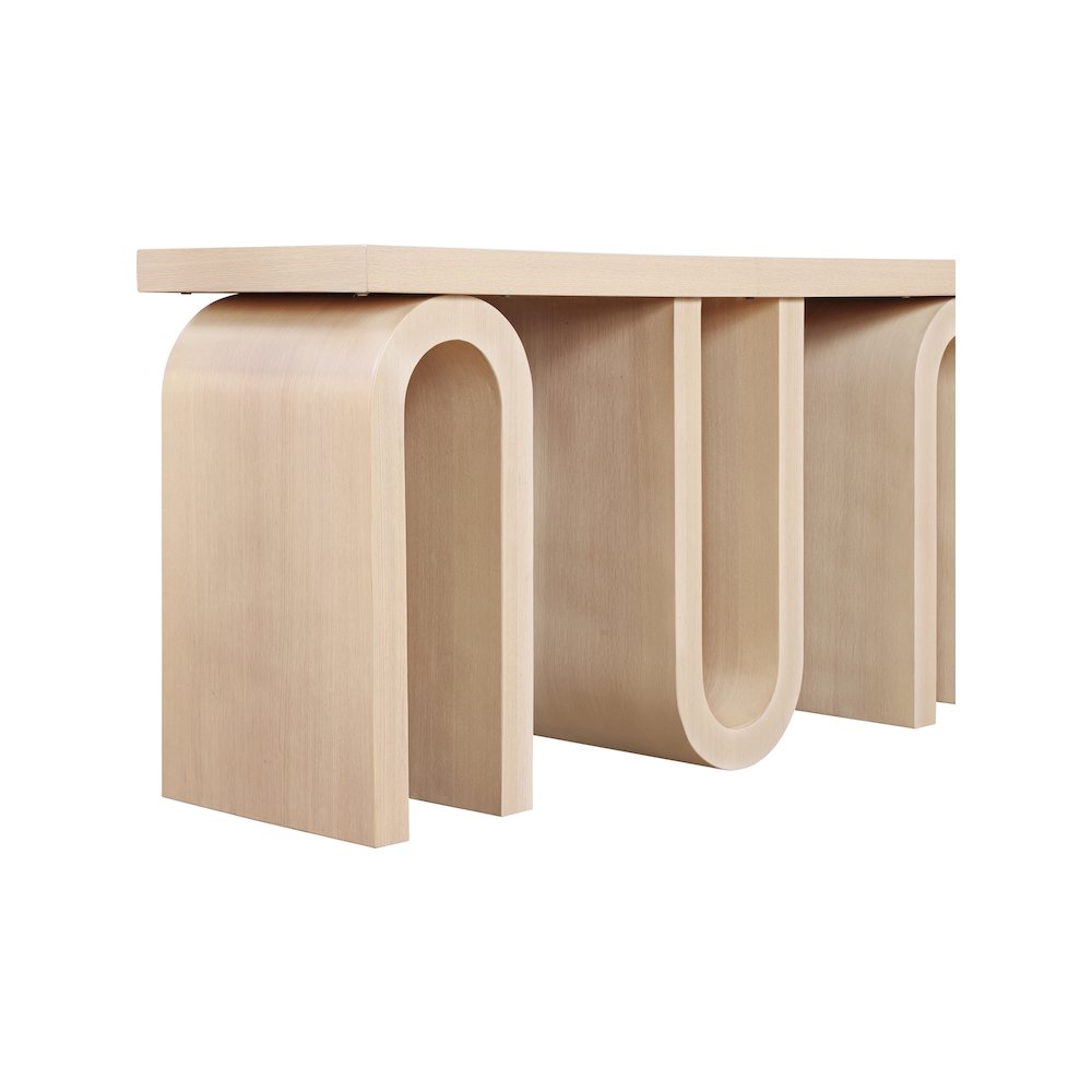 Westbourne Natural Console Table. Picture 4