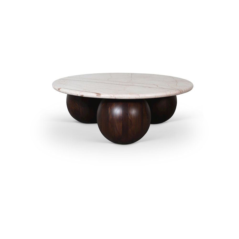 Treviso Beige Marble Coffee Table. Picture 1