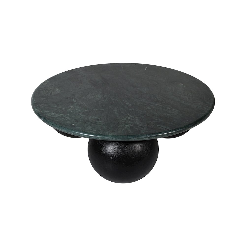 Treviso Green Marble Coffee Table. Picture 2