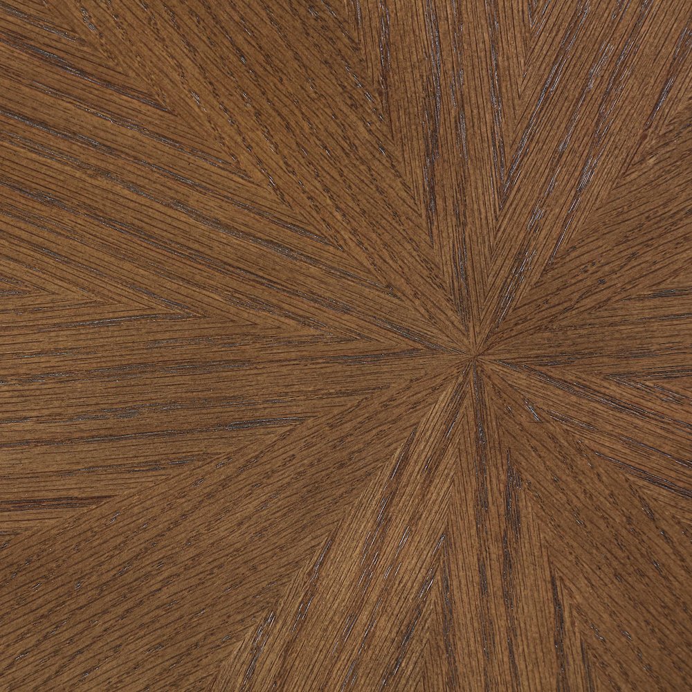 Dahlia Brown Oak Veneer End Table. Picture 4