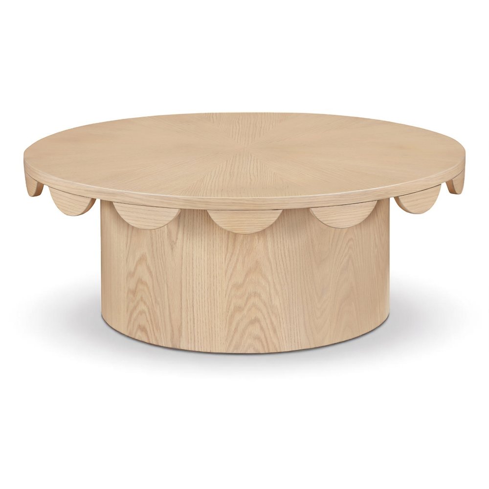 Dahlia Natural Oak Veneer Coffee Table. Picture 1