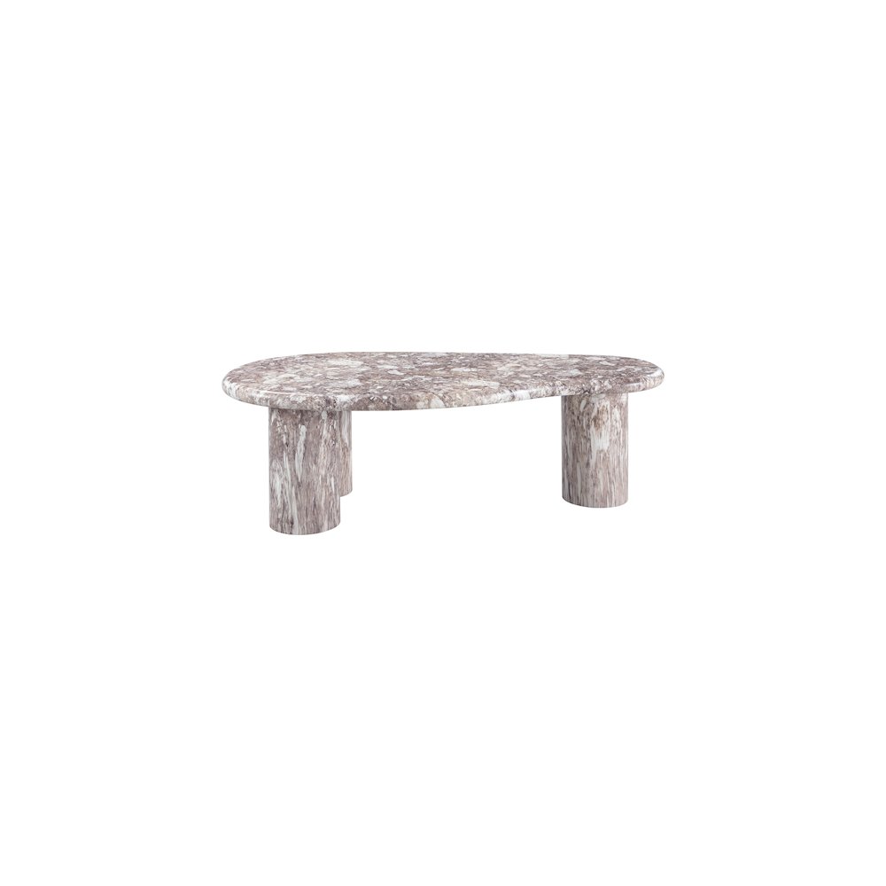 Sassari Brown Marble Finish Concrete Coffee Table. Picture 3