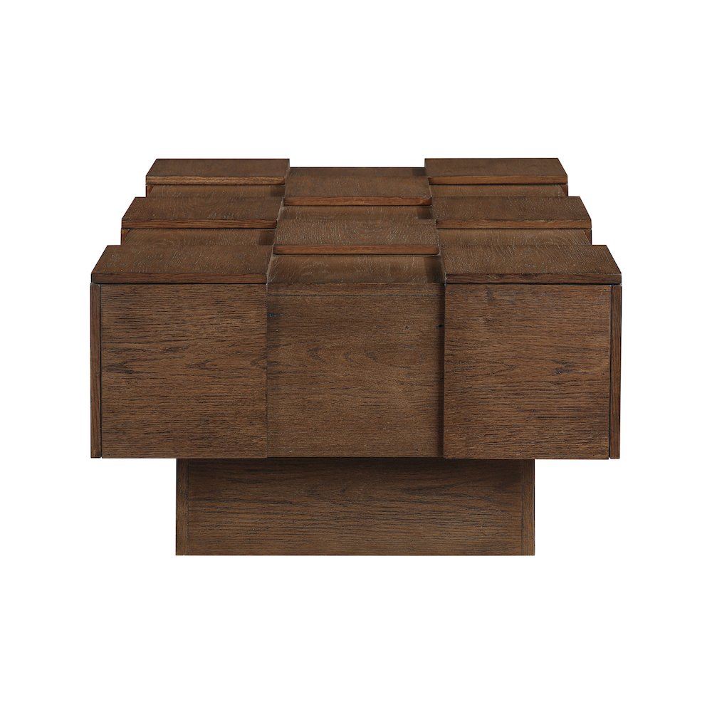 Anzio Brown Oak Veneer Coffee Table. Picture 3