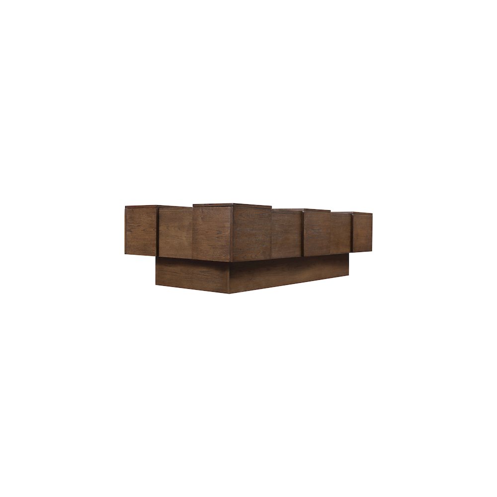 Anzio Brown Oak Veneer Coffee Table. Picture 5