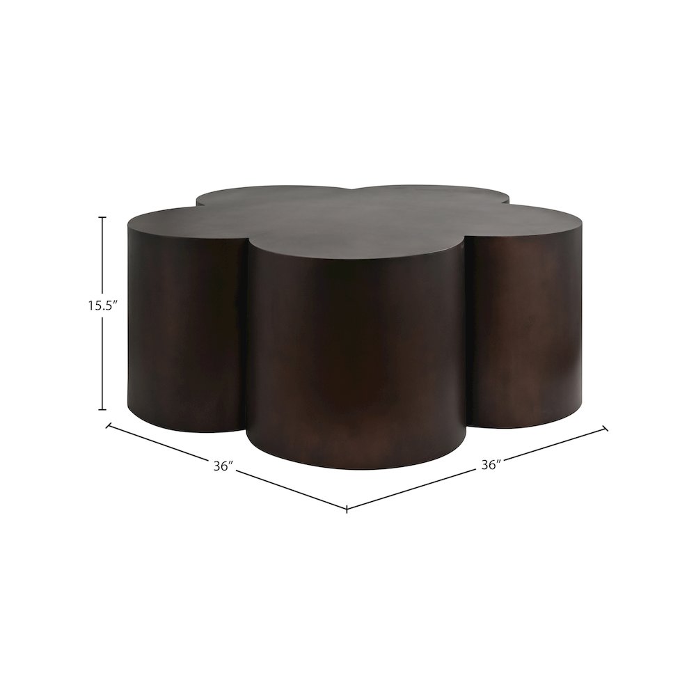 Lucky Brown Iron Coffee Table. Picture 7