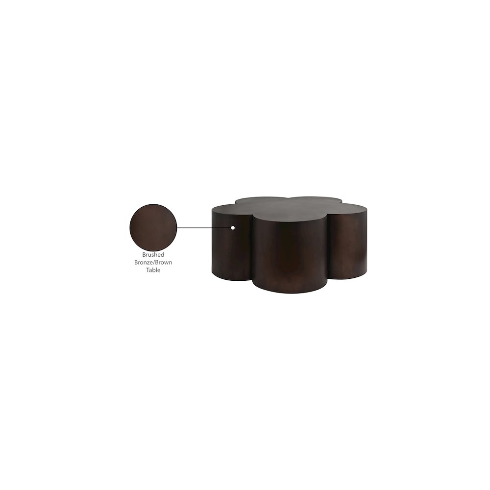 Lucky Brown Iron Coffee Table. Picture 8