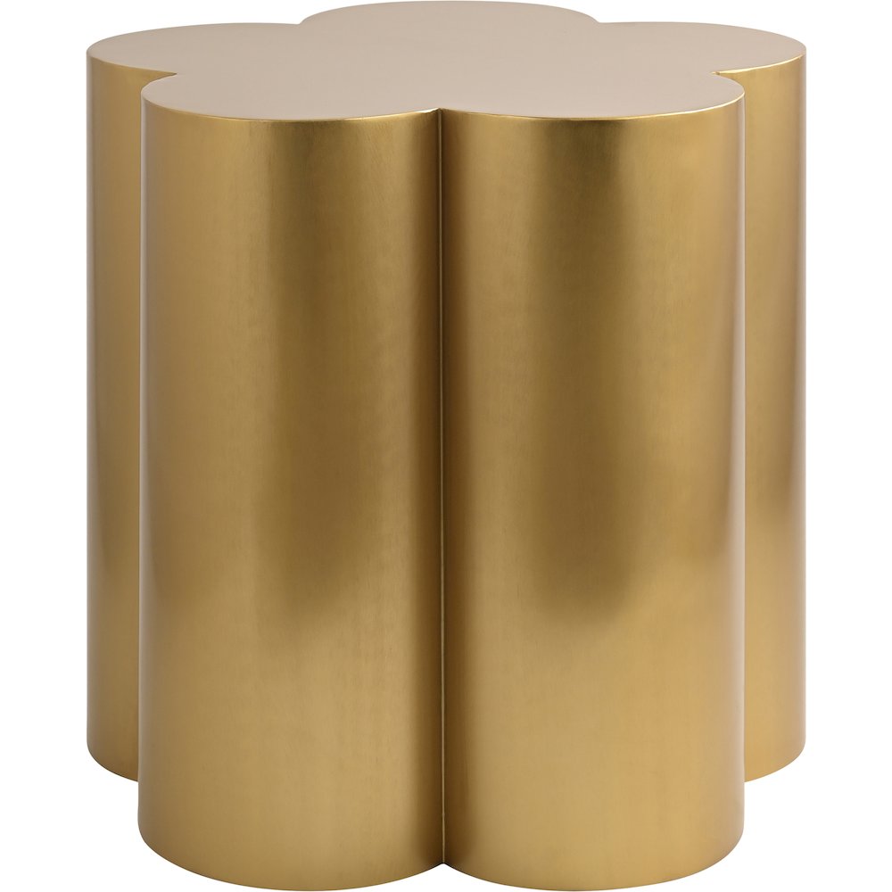 Lucky Gold Iron End Table. Picture 3