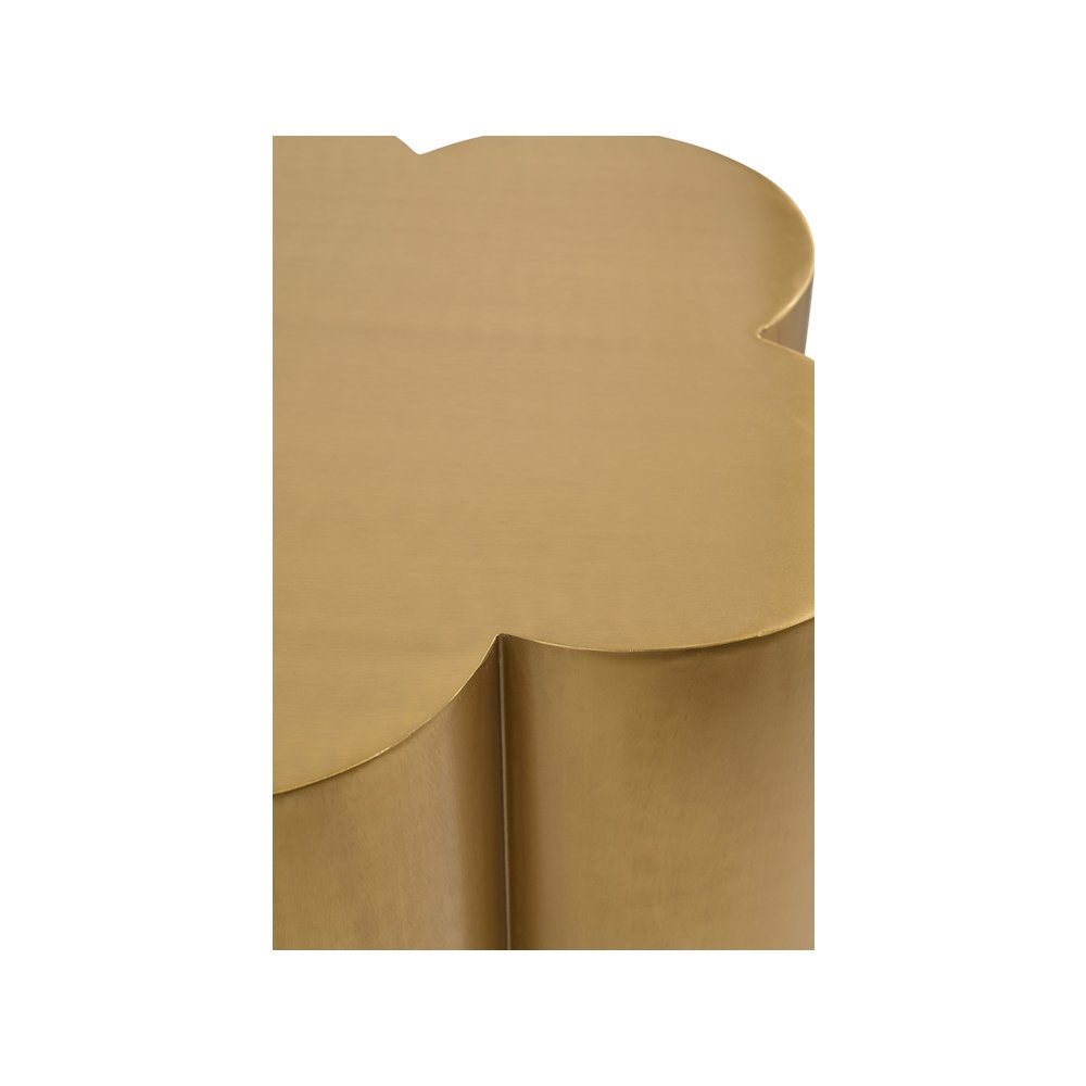 Lucky Gold Iron End Table. Picture 5