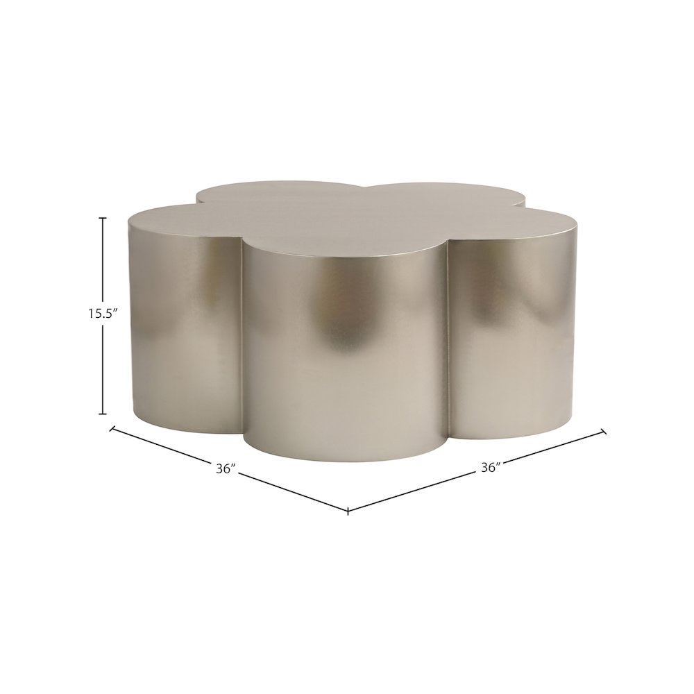 Lucky Silver Iron Coffee Table. Picture 7
