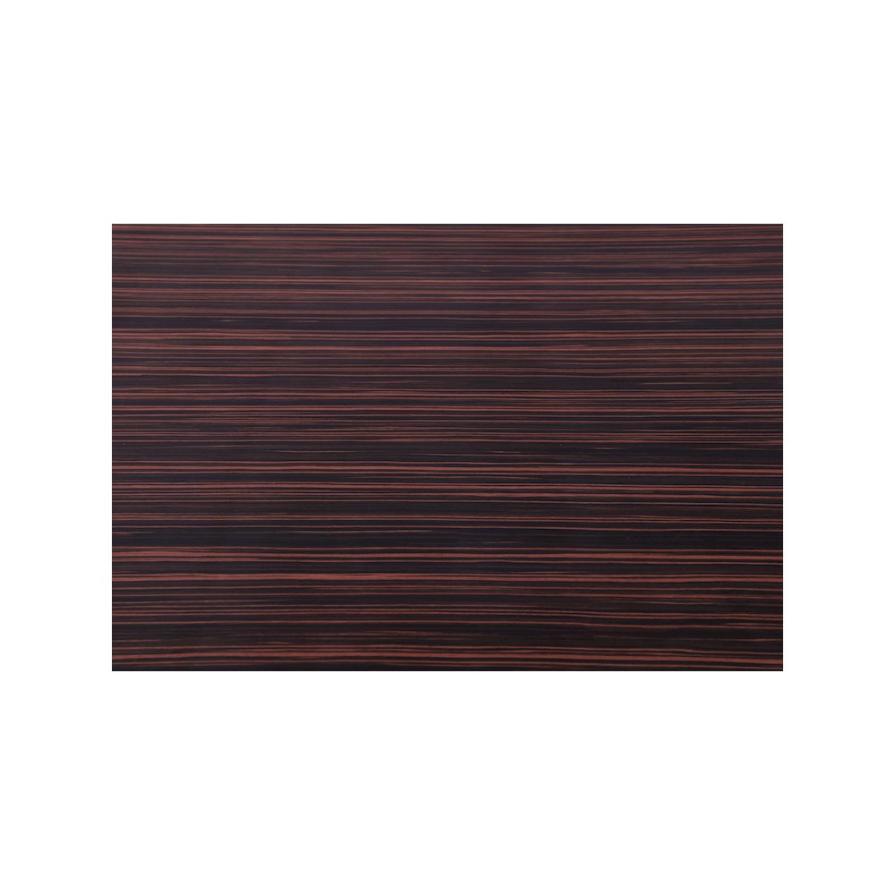 Excel Brown Zebra Wood Veneer Lacquer Extendable Dining Table. Picture 6