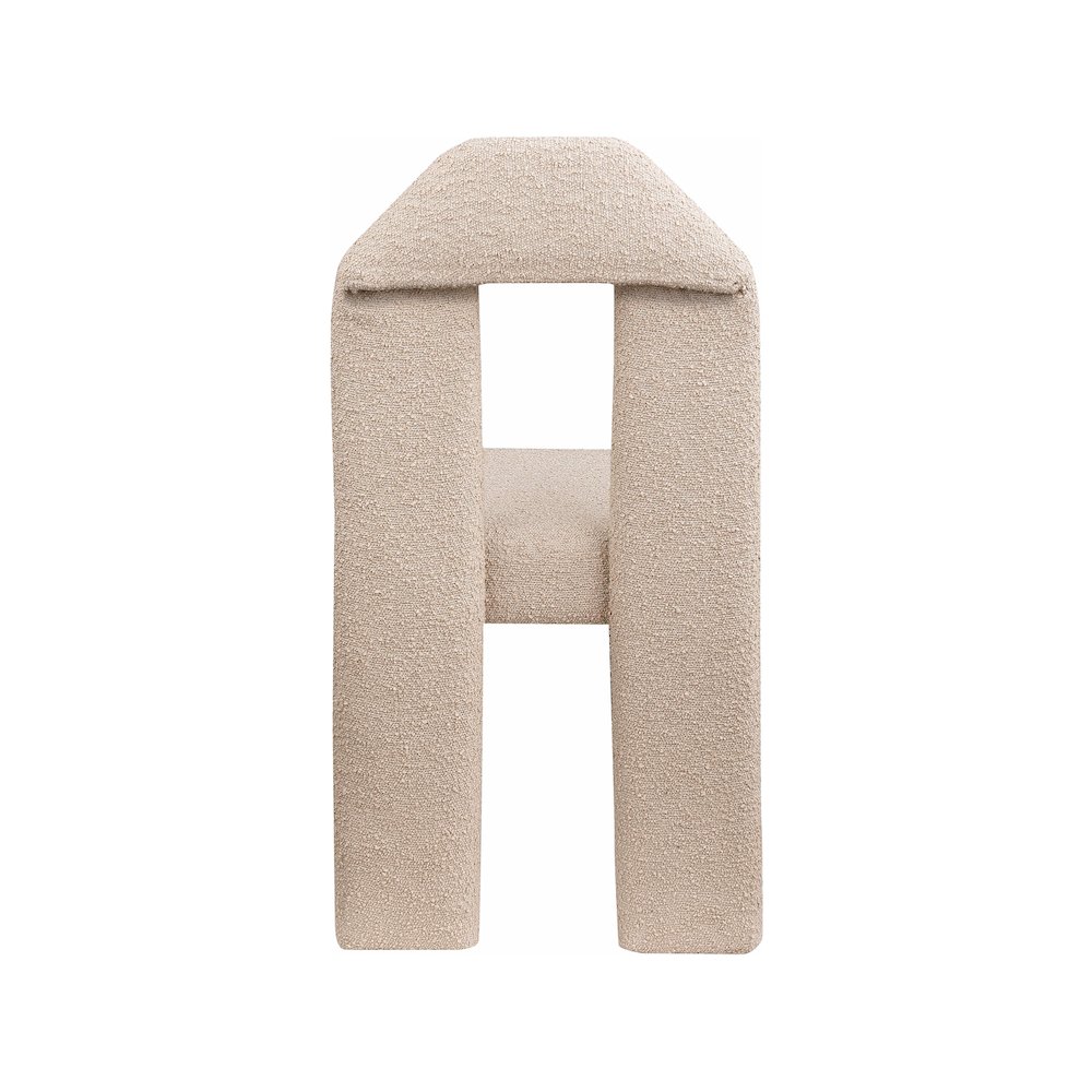 Bennett Beige Boucle Fabric Dining Chair, Set of 2. Picture 4