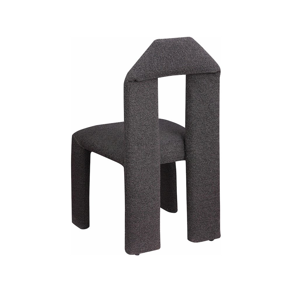 Bennett Brown Boucle Fabric Dining Chair, Set of 2. Picture 5
