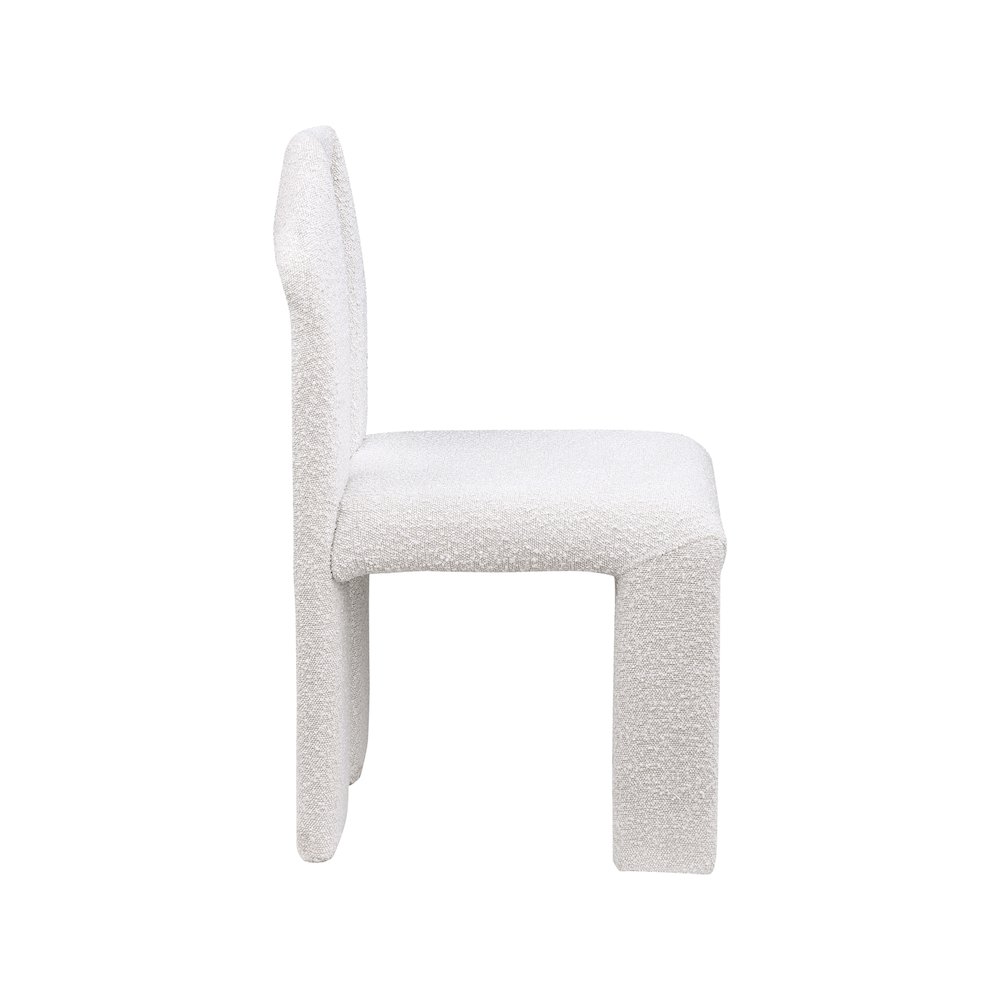 Bennett Cream Boucle Fabric Dining Chair, Set of 2. Picture 3