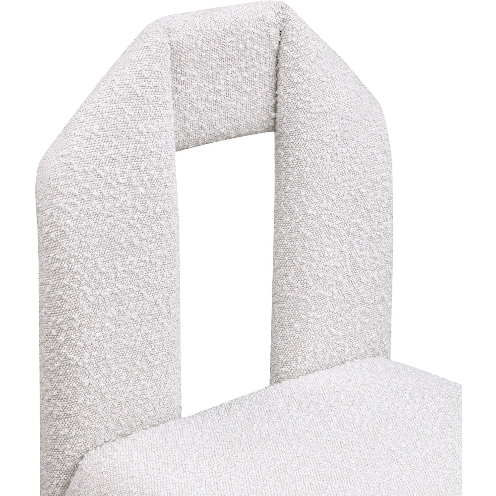 Bennett Cream Boucle Fabric Dining Chair, Set of 2. Picture 6