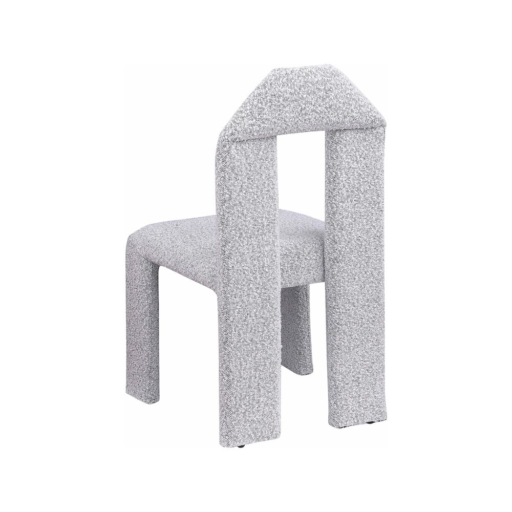 Bennett Grey Boucle Fabric Dining Chair, Set of 2. Picture 5