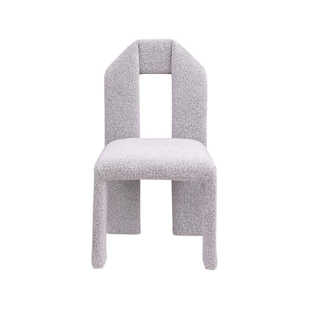Bennett Taupe Boucle Fabric Dining Chair, Set of 2. Picture 2