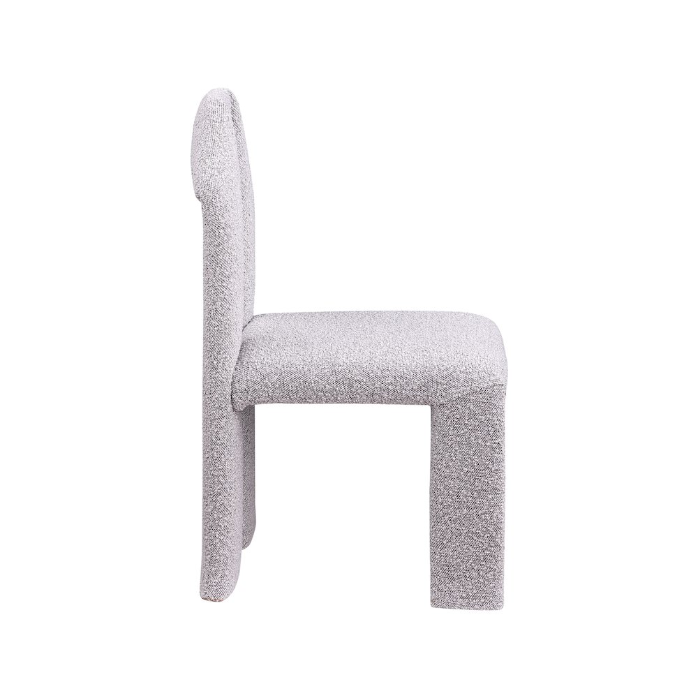 Bennett Taupe Boucle Fabric Dining Chair, Set of 2. Picture 3