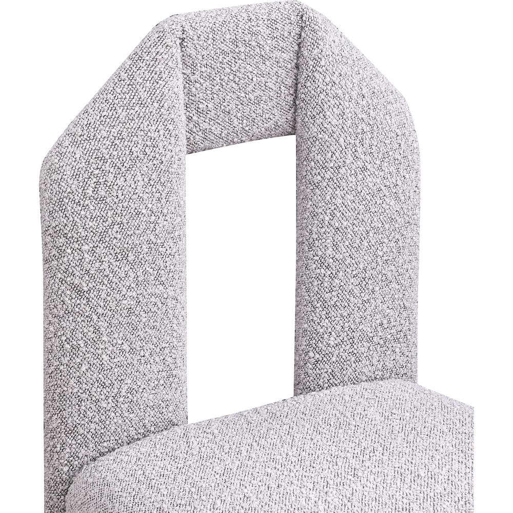 Bennett Taupe Boucle Fabric Dining Chair, Set of 2. Picture 6