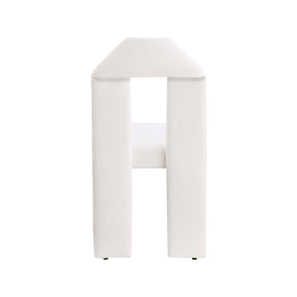 Bennett Cream Chenille Fabric Dining Chair, Set of 2. Picture 4