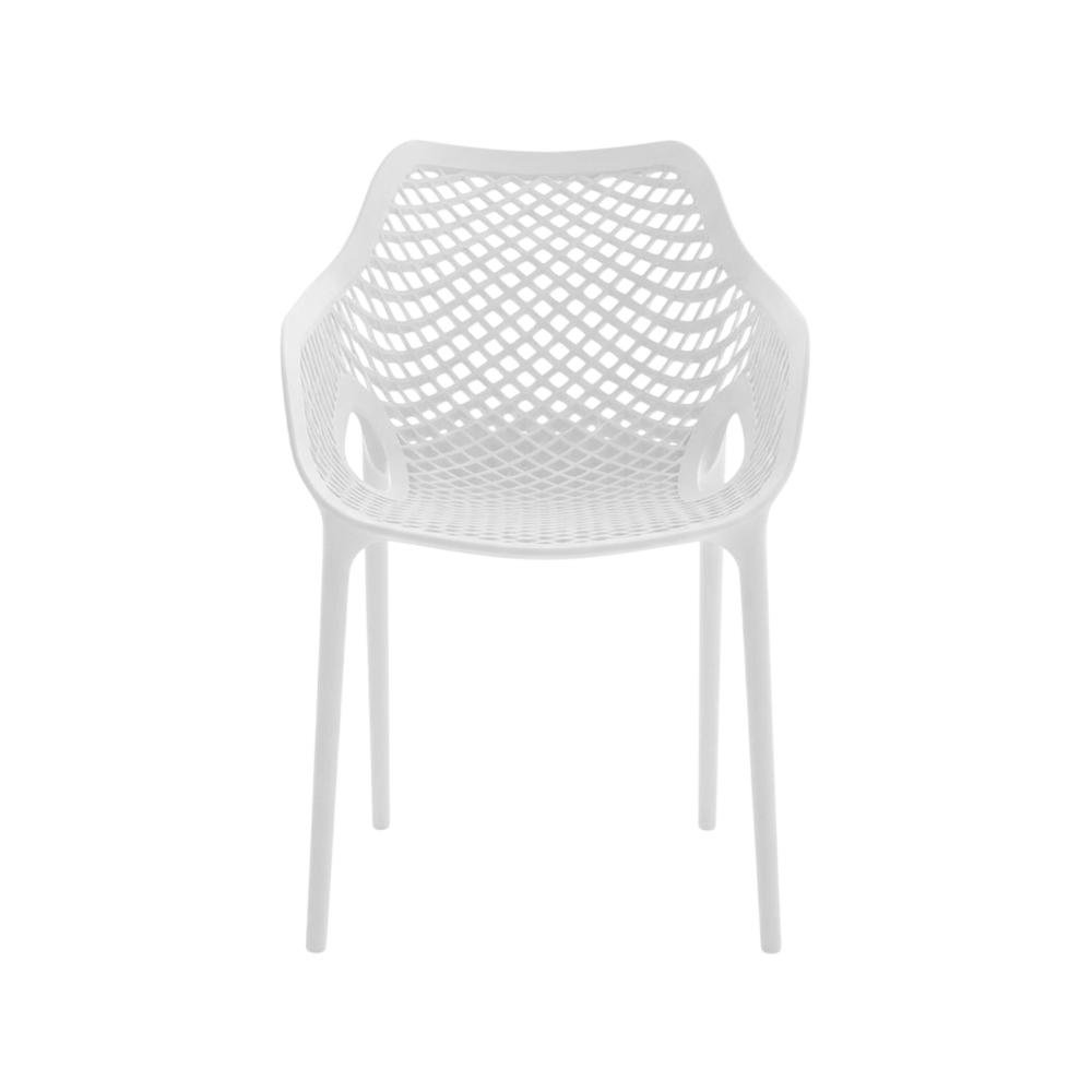 Outdoor Patio Dining Chairs Set Of 4, Protective Finish, Contemporary. Picture 4